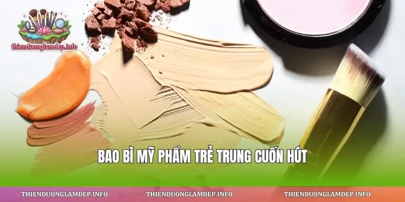 Bao bì mỹ phẩm trẻ trung cuốn hút