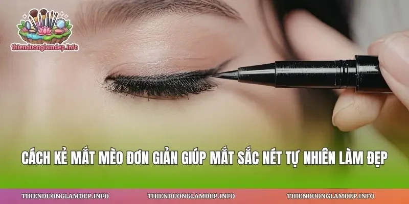 Cách Kẻ Mắt Mèo Đơn Giản